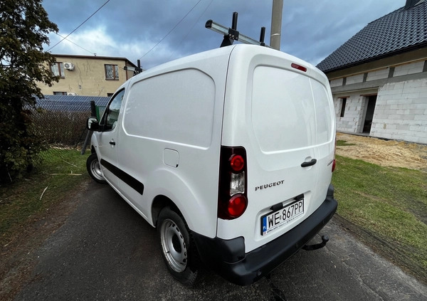 Peugeot Partner cena 35999 przebieg: 208000, rok produkcji 2017 z Orzesze małe 191